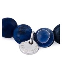 Tateossian | Blue Round Beaded Bracelet for Men | Lyst