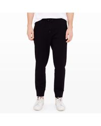 Club Monaco | Black Gusseted Sweatpant for Men | Lyst