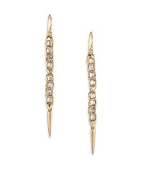 Alexis Bittar | Metallic Miss Havisham Mosaic Faceted Two-tier Drop Earrings | Lyst