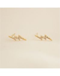 Tai | Metallic Thunder Stud | Lyst