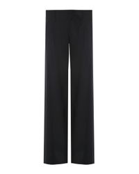 Alice + Olivia - Black Linda Embellished Wide-leg Tuxedo Trousers - Size 6 - Lyst