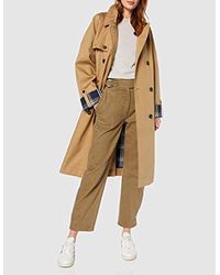 Marilyn Bonded Trench Manteau Femme Tommy Hilfiger en coloris Natural