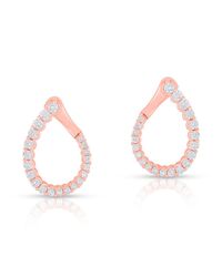 Anne Sisteron - Multicolor 14kt Rose Gold Diamond Merida Earrings - Lyst