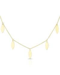 Anne Sisteron - Metallic 14kt Solid Yellow Gold Drops Necklace - Lyst