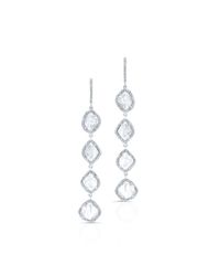 Anne Sisteron | Multicolor 14kt Rose Gold Quadruple Diamond Slice Earrings | Lyst