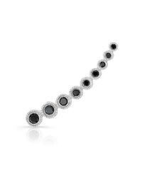 Anne Sisteron - Metallic 14kt White Gold Black Diamond Shooting Star Ear Climber - Lyst