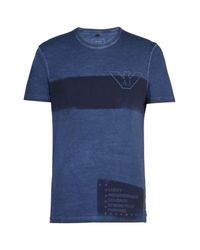 Armani Jeans | Blue Print T-shirt for Men | Lyst