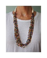 Spectrum | Multicolor Confetti Bead Necklace | Lyst