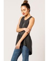 Azalea | Multicolor Sleeveless Ruffle Trim Top | Lyst