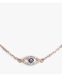 Azalea | Metallic Small Eye Bracelet | Lyst