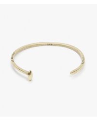 Giles & Brother | Metallic Mini Railroad Spike Cuff | Lyst