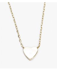 Gjenmi | Metallic 14k Gold Heart Necklace | Lyst