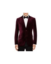 Theory | Purple Velvet Slim Fit Jacket for Men | Lyst