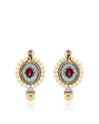 Abellan New York | Green One Of A Kind Sultan's Treasure Pendant Earrings | Lyst