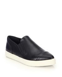 Vince | Black Paeyre Leather Skate Sneakers | Lyst