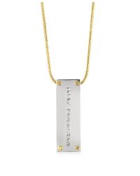 Marc By Marc Jacobs - Metallic Id Pendant Necklace - Lyst