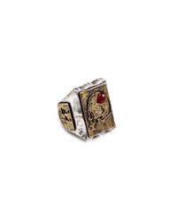Lulu Frost | G. Frost Love Thy Enemy Ring - White Bronze for Men | Lyst