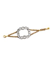 Lulu Frost | Metallic Mae Bracelet - Clear | Lyst