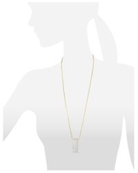 Marc By Marc Jacobs | Metallic Id Pendant Necklace | Lyst