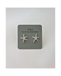 Tai | Metallic Starfish Stud | Lyst