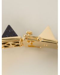Eddie Borgo | Blue Gemstone Pyramid Bracelet | Lyst
