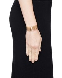 Philippe Audibert | Metallic Five Line Cuff | Lyst