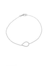 Velvet By Graham & Spencer | Metallic Pear Silhouette Bracelet By Ariel Gordon | Lyst