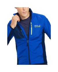 Ralph Lauren | Blue Hybrid Tech Jacket for Men | Lyst
