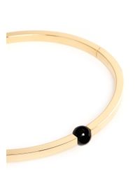 Chloé | Metallic 'darcey' Inset Swarovski Pearl Chunky Torque Necklace | Lyst