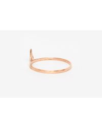 Loren Stewart | Metallic Triangle Shadow Ring | Lyst