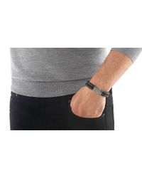 John Hardy | Black Dot Woven Leather Bracelet for Men | Lyst