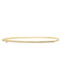 Anne Sisteron - Metallic 14kt Yellow Gold Diamond Bar Latch Bracelet - Lyst