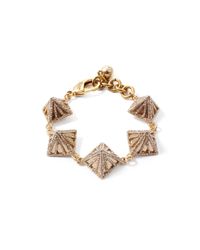 Lulu Frost - Metallic Apex Pave Bracelet - Lyst