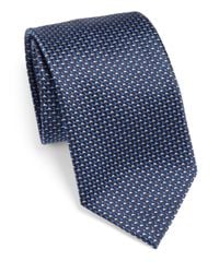Armani | Blue Jacquard Classic Tie for Men | Lyst
