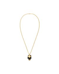 Alexander McQueen | Metallic Puzzle Skull Pendant | Lyst