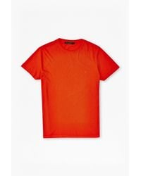 French Connection | Red Fc Classic Cotton T-shirt for Men | Lyst