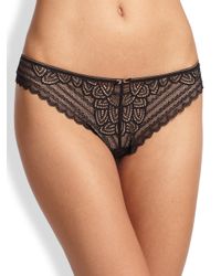 Chantelle | Black Merci Tanga | Lyst