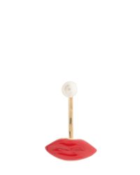 Delfina Delettrez | Metallic Lips Pierced Ring | Lyst