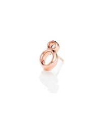 Lulu Frost - Metallic Code Number 14kt Rose Gold #8 Earring - Lyst