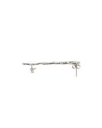 Diane Kordas | Metallic Black Gold Earings | Lyst