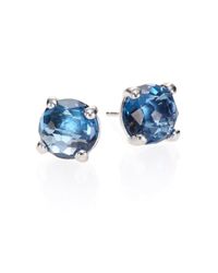Ippolita | Metallic Rock Candy London Blue Topaz & Sterling Silver Stud Earrings | Lyst