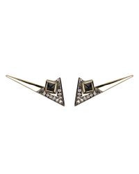 Ara Vartanian | Black And White Diamond Earrings | Lyst