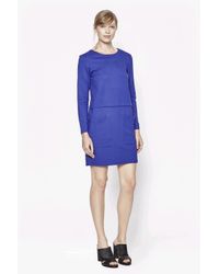 French Connection | Blue Northern Jersey Jumper Dress | Lyst