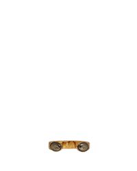 Ela Stone | Metallic 'simona' Pyrite Open Ring | Lyst
