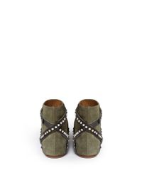 isabel marant suede bootie