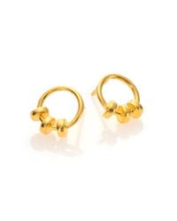 A Peace Treaty | Metallic Makru Ring Earrings | Lyst