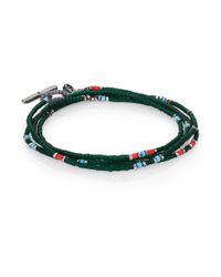 M. Cohen | Green Four-layer Mini Antique Beaded Bracelet | Lyst