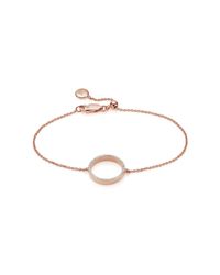 Monica Vinader | Pink Naida Circle Open Bracelet | Lyst