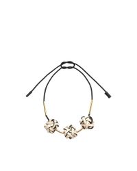 Marni | Brown Triple Knot Necklace | Lyst