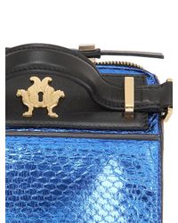Giancarlo Petriglia | Black Mini Clary Metallic Elaphe Shoulder Bag | Lyst